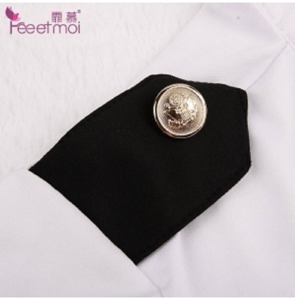 FEE ET MOI Cosplay Police Woman Uniform (White - Black)